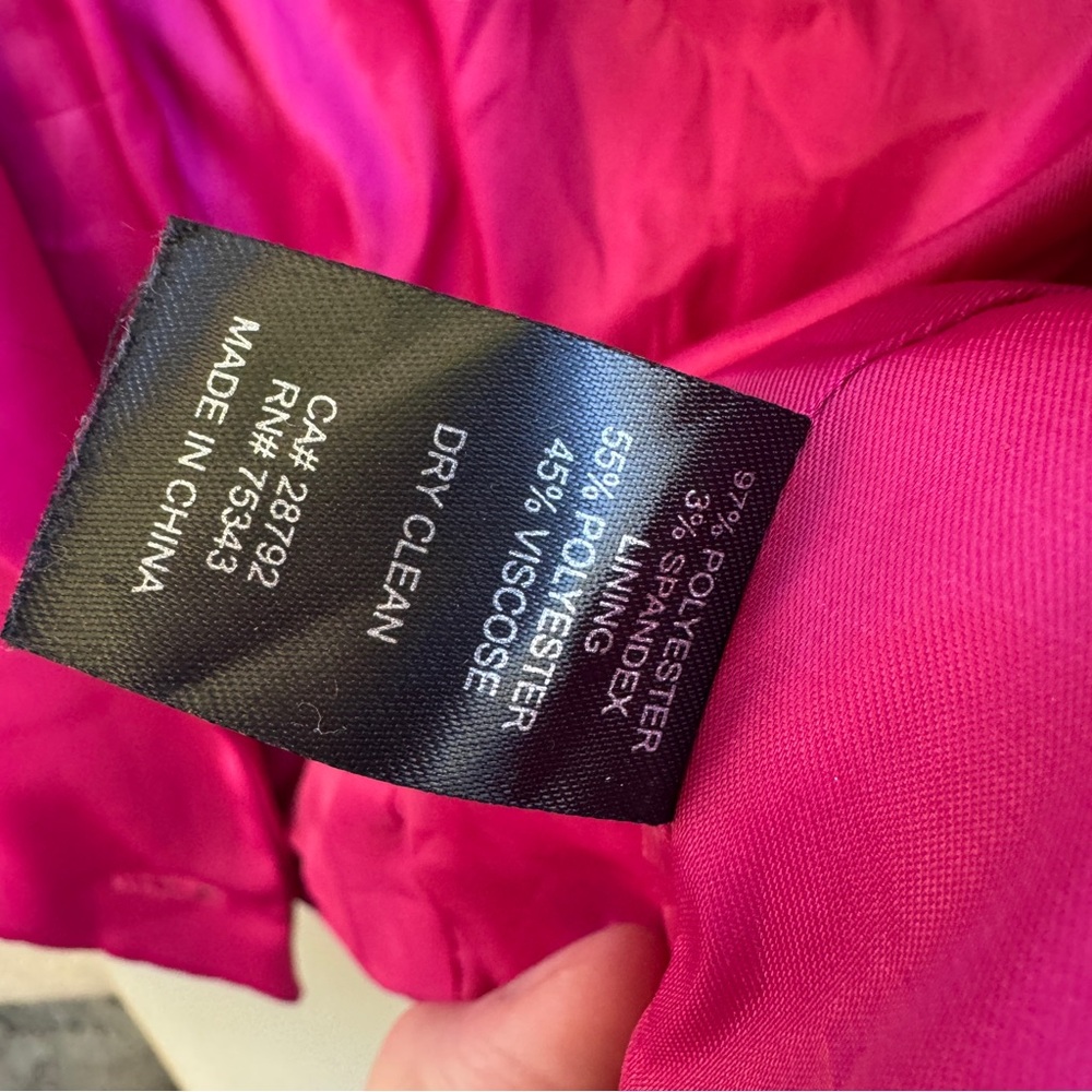 House of Harlow 1960 Pink Satin Cropped Blazer, Size 2 - Picture 4 of 8